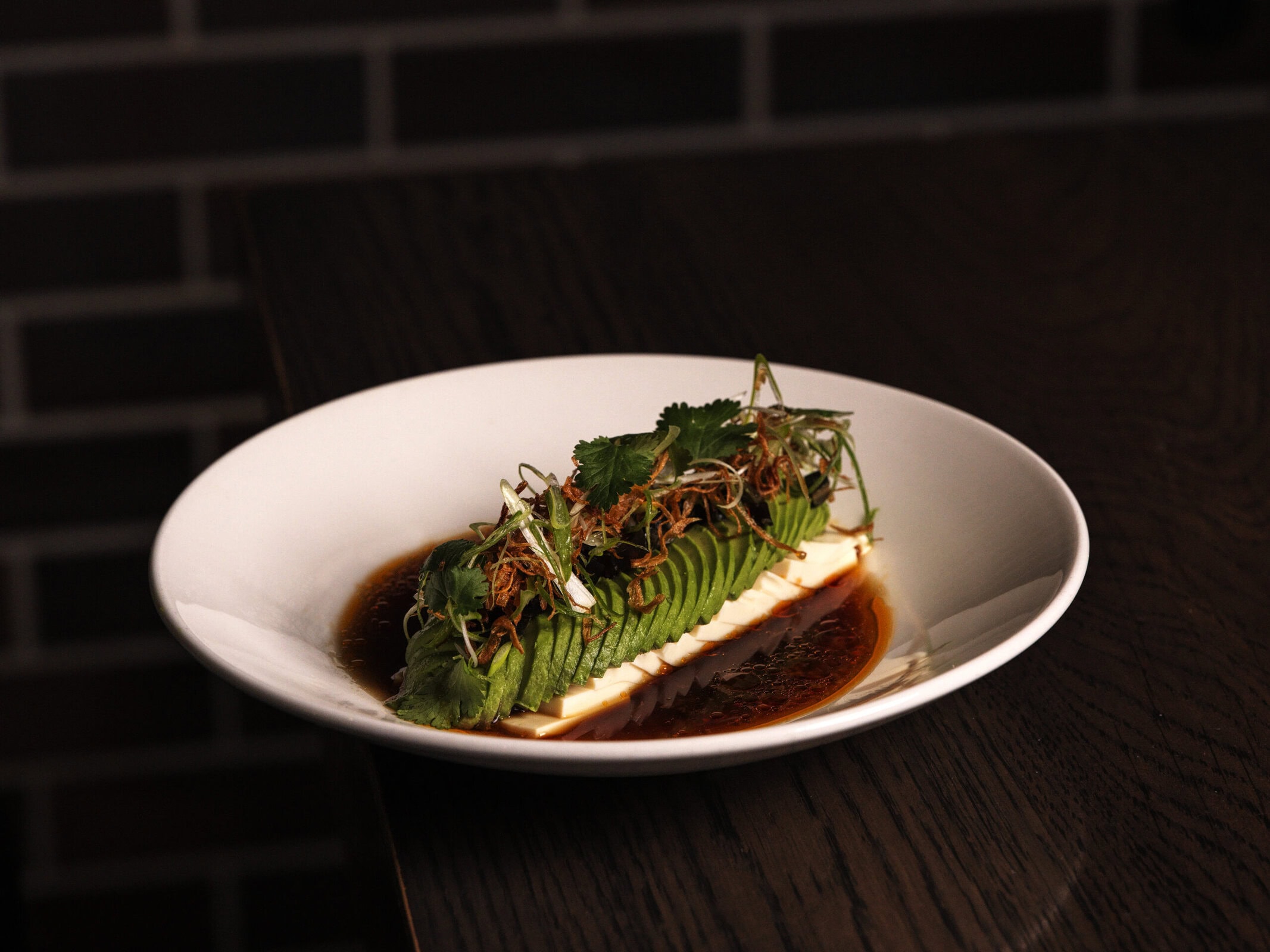 Australian Avocado Silken Tofu with Century Egg
